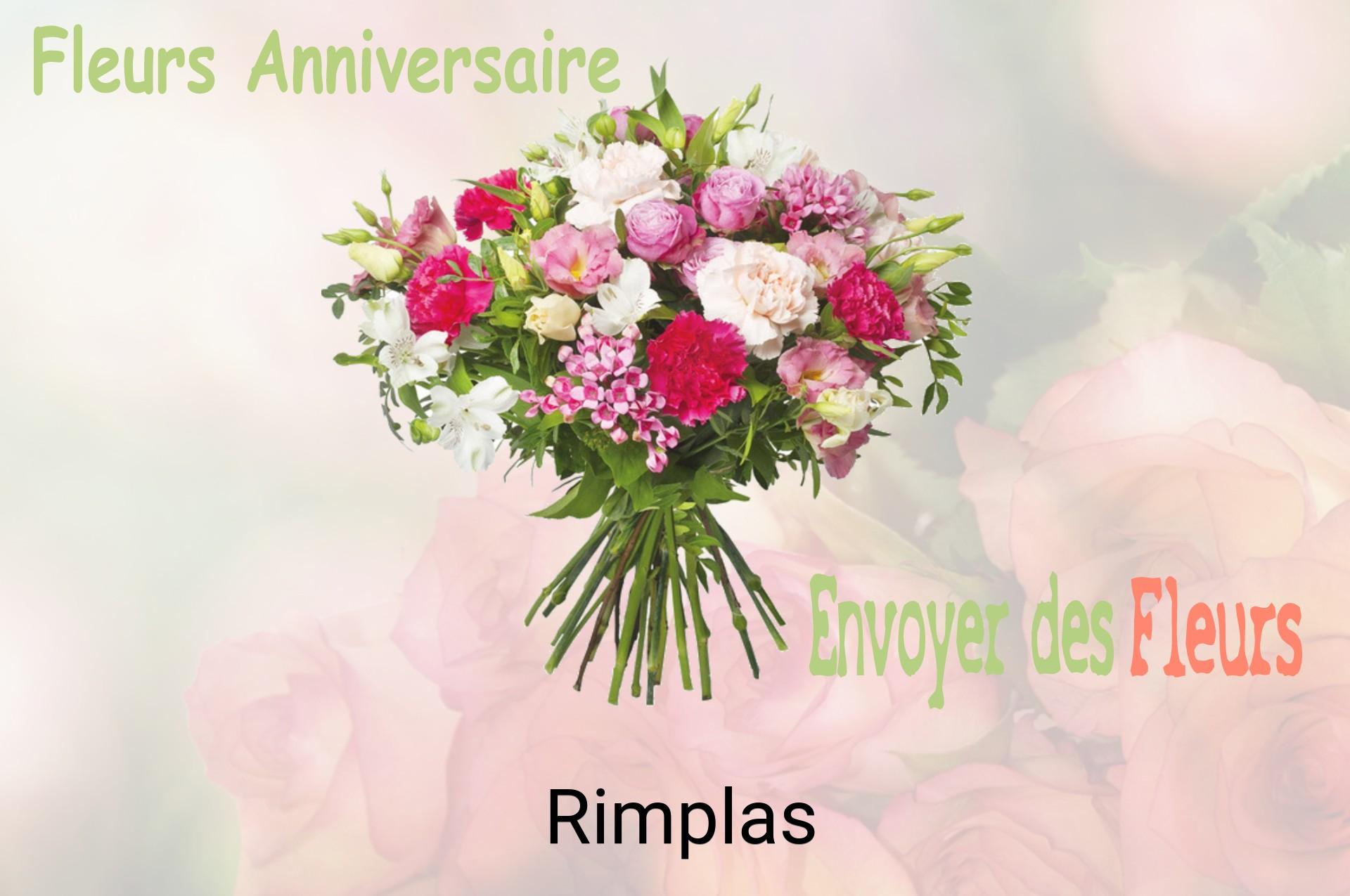 Bouquet de fleurs d’anniversaire livré à Rimplas